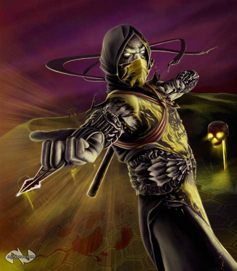 Mortal Kombat Scorpion Concept By Https Deviantart Com Mynando On