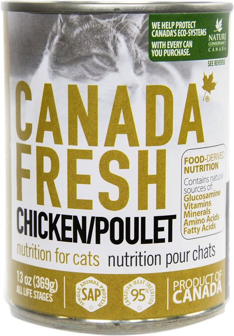 Get contactless delivery for restaurant takeout, groceries, and more! CANADA FRESH Chicken Canned Cat Food, 13-oz, case of 12 ...