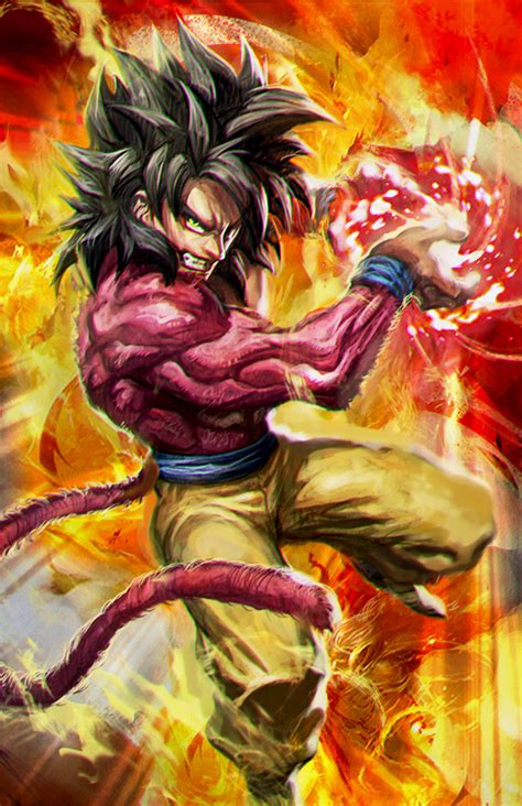 Super Saiyan 4 Goku By Longai On Deviantart