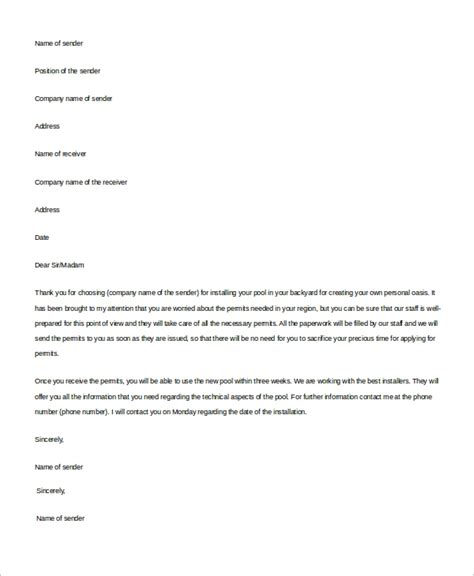 Free 7 Business Letter Templates In Pdf Ms Word