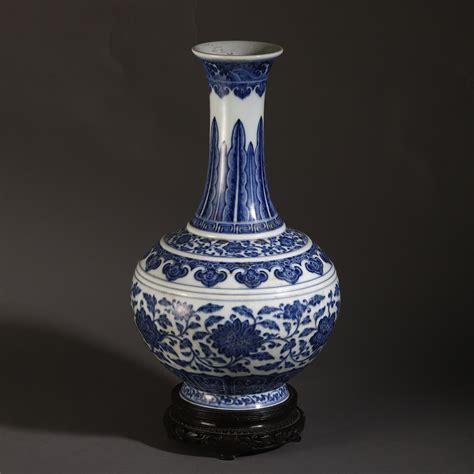 Sold Price Chinese Blue And White Porcelain Flower Vase Invalid Date Edt