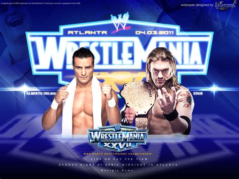 Wrestlemania 27 Edge Vs Alberto Del Rio WWE Photo 20736692 Fanpop