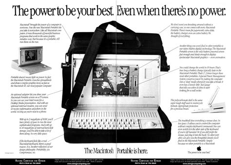 Today In Apple History Macintosh Portable The First Mobile Mac Arrives