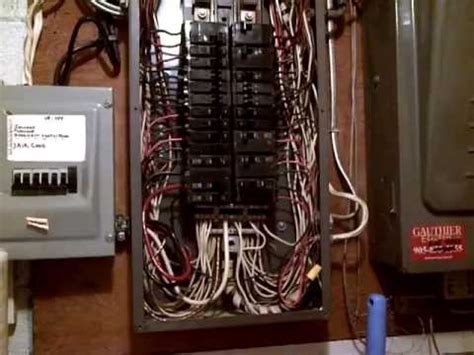 Search for square d breaker panel. Old 200Amp. Square D Sub Breaker panel Repairs (1) - YouTube