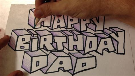 Happy Birthday Dad Drawings At Explore Collection