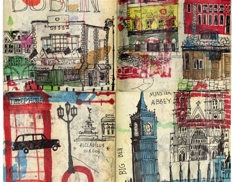 Highly Expressive Sketches Of The Uk And Ireland By Oliver Towne