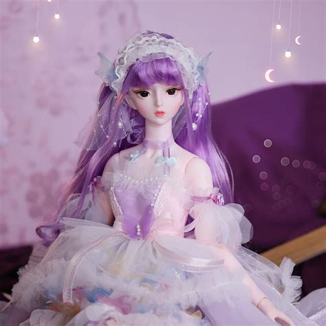dream fairy 1 3 doll 34 joints body 62cm ball jointed dolls full set including clothes shoes