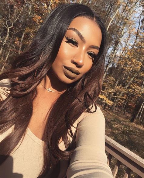 Here, find 30 stunning hair colors for black women and other people of color with deep skin tones. 48 Brown Ombre Hair Ideas (Trending in June 2020)