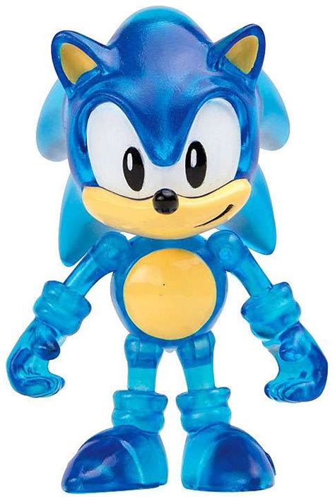 Sonic The Hedgehog Classic Sonic 3 Action Figure Translucent Tomy Inc