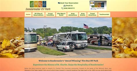 Stay a day, month, or an extended time! Sundermeier RV Park is an award-winning five star camping ...