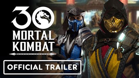 Mortal Kombat Official 30th Anniversary Trailer Youtube