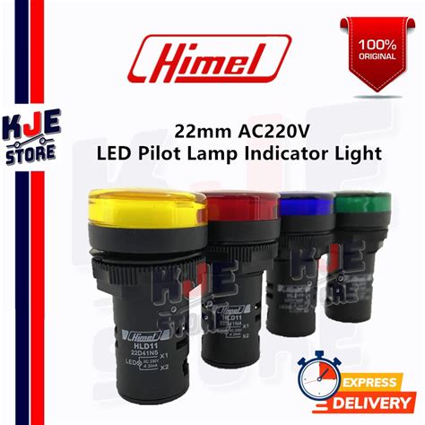Himel Pilot Light Pilot Lamp 22mm Led Signal Indicator Light Ac230v
