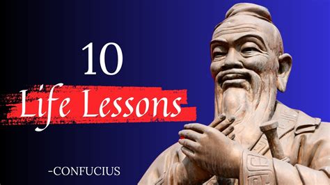Confucius 10 Life Lessons I Confucianism Life Changing Lessons And