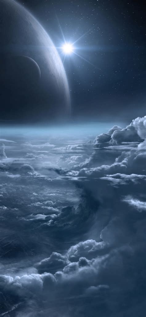 Wallpaper Id 360585 Sci Fi Space Phone Wallpaper Cloud Planet