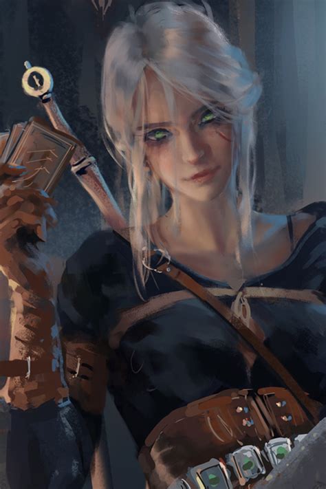 640x960 Ciri Witcher 3 Fanart Iphone 4 Iphone 4s Hd 4k Wallpapers