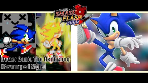Ssf2 Mods Better Sonic The Hedgehog Revamped Style Youtube