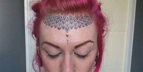 The Only Forehead Tattoo I Have Ever Fancied Such Uniqueness Face