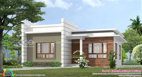 Superb Low Cost House Plan Kerala Home Design And Flo