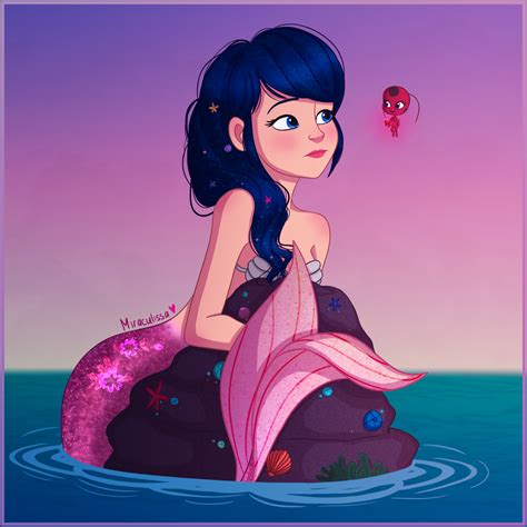 Marinette As A Mermaid Miraculous Ladybug Fan Art 39532088 Fanpop