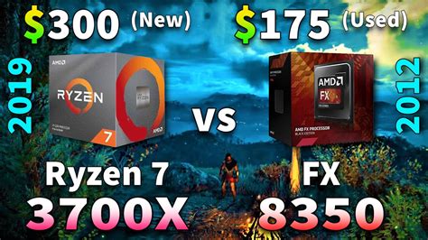 The reasonable price tag is just a bonus. Ryzen 7 3700X (2019) vs FX 8350 (2012) | PC Gaming ...