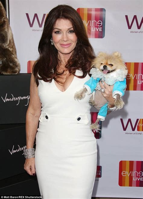 Lisa Vanderpump Flaunts Her Cleavage In A Super Tight Pencil Dress