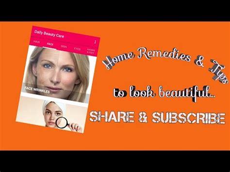 Daily Beauty Care Beauty Tips On Android Mobile Youtube