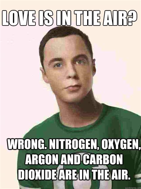 Love Is In The Air Wrong Nitrogen Oxygen Argon And Carbon Dioxide