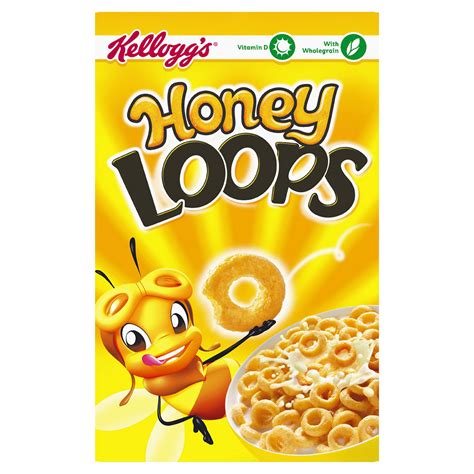 Kelloggs Honey Loops 335g Kids Cereal Iceland Foods