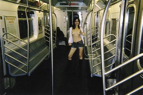 Topless In Public Transportation October 2004 Voyeur