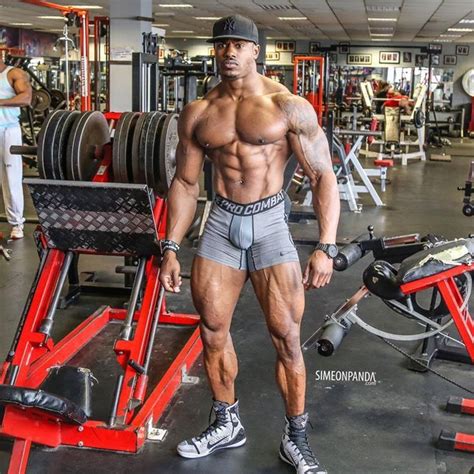 Simeon Panda Body Building Men Muscle Fitness Black Beauties