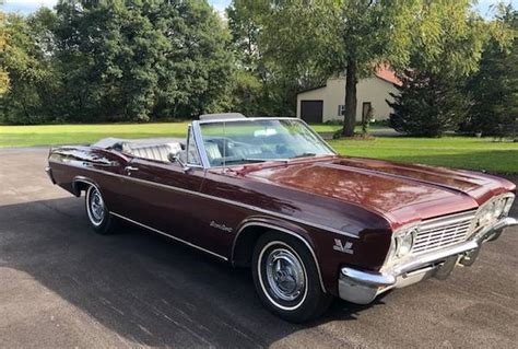 1966 Impala Ss Convertible 396 4 Speed Factory Air Conditioning For