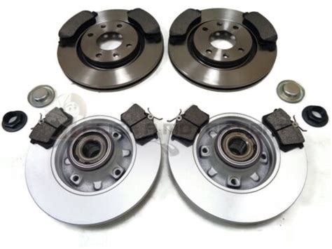 Citroen C3 Picasso Front Rear Brake Discs And Pads Wheel Bearing Abs