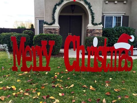 Merry Christmas Yard Signs