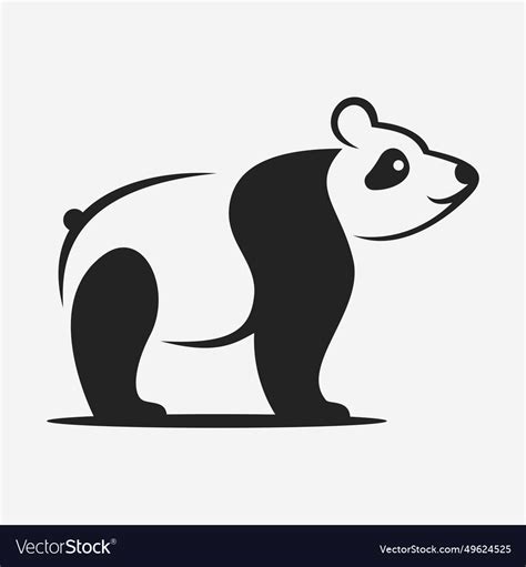 Panda Logo Designs Royalty Free Vector Image Vectorstock