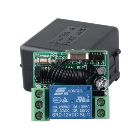 Mobil telefonlar və smartfonlar ən əlverişli qiymətlə! Universal Wireless Transmitter Receiver Remote Control Pagar Garasi - C09 - Black ...