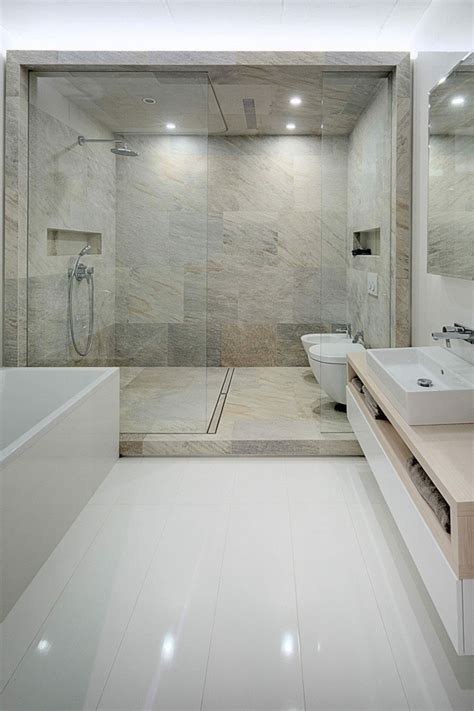 Guía para instalar un plato de ducha a ras de suelo. 1001 + Ideas de duchas de obra para decorar el baño con estilo