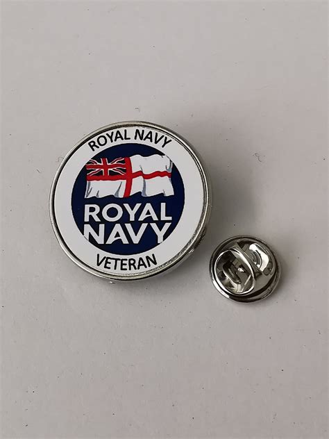 Royal Navy Veteran Lapel Pin Badge Etsy