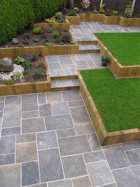 Garden design ideas with pebbles. BEAUTIFUL STONE PAVING | homify | Modern backyard landscaping, Patio garden design, Backyard ...
