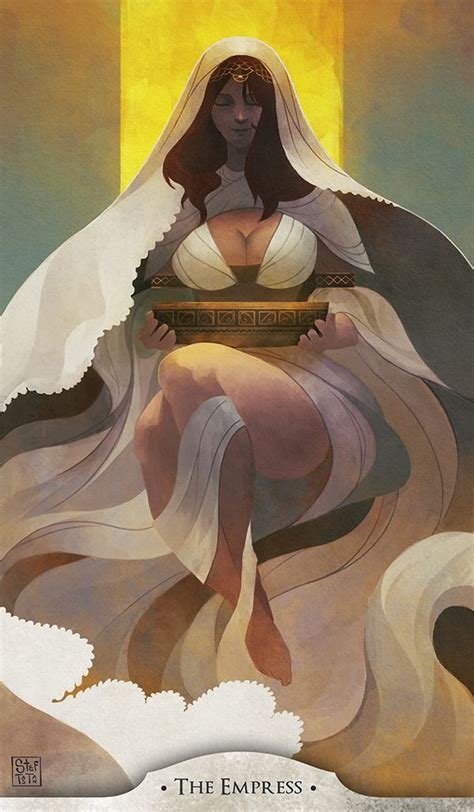 [ds tarot] the empress gwynevere princess of sunlight dark souls tarot dark souls lore arte