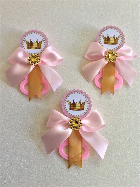 12 Pink Little Princess Baby Shower Pins Little Princess