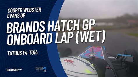 Brands Hatch GP Onboard Formula 4 Cooper Webster YouTube