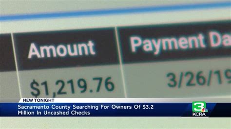 How To See If Sacramento County Owes You Money Youtube