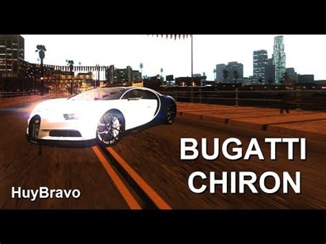 This replaces the sound of: Sound Mod Bugatti Chiron sound for GTA SA - YouTube