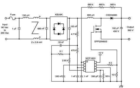 The phas e b alance f requ ency region of t he balun can b e. NCP1653_Typical Application Reference Design | DC to DC ...