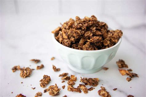 Chocolate Tigernut Granola Paleo Aip Nut Free Thriving Autoimmune