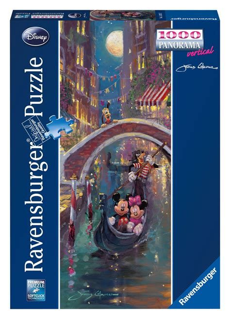 Ravensburger Puzzle 1000 Pieces Romantic Venice Disney Code 15055