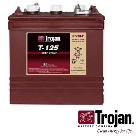 Trojan T125 6v Golf Cart Battery Battery Pete