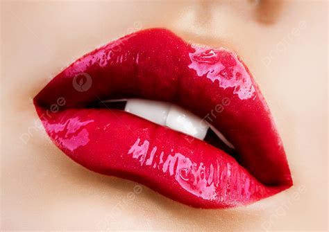 sensual mouth red lipstick style lipstick skin photo background and picture for free download