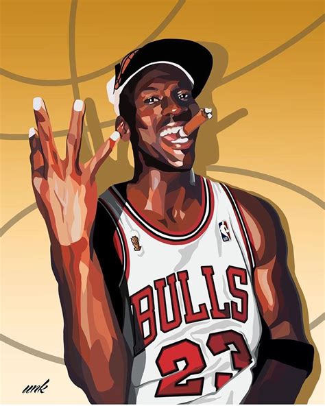 Michael Jordan Art On Instagram “artist Evaunkart Visit