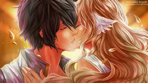 Fairy Tail Zeref And Mavis Kiss